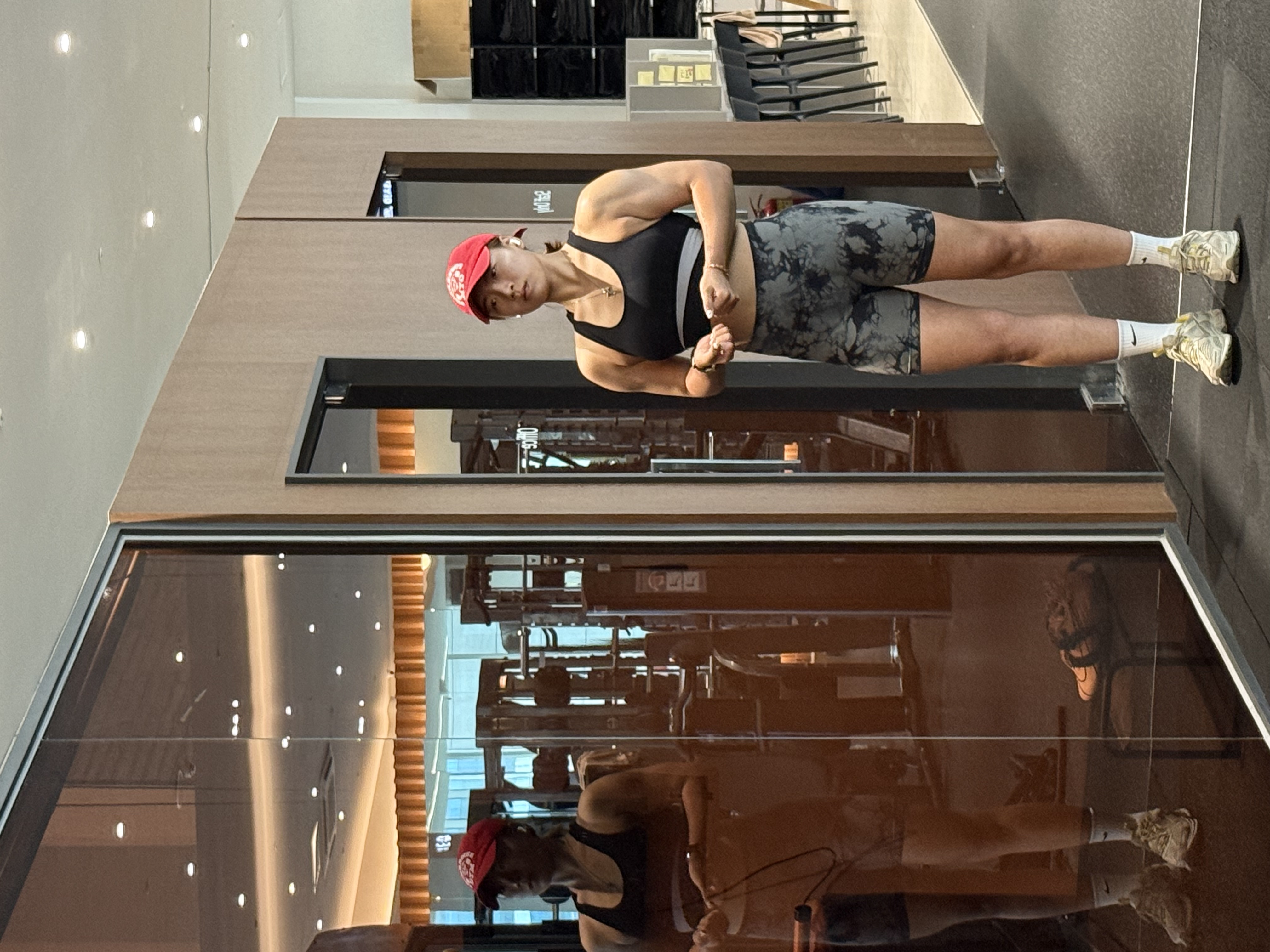 운동으로 다져온 박지은 주임의 모습